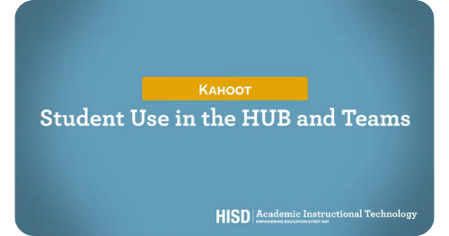 Kahoot Use